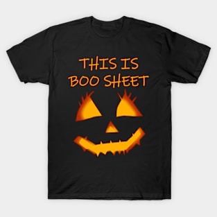 Halloween Costume Boo Sheet Ghost Retro T-Shirt